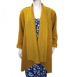 Gilet polaire long SANDRA en 13 couleurs, 100 % fabriqué en France