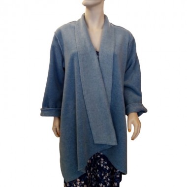 GILET SANDRA LAINE POLAIRE 100 %  MADE IN FRANCE