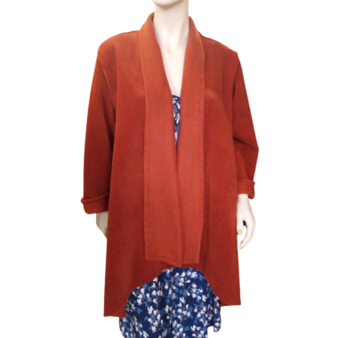 GILET SANDRA LAINE POLAIRE 100 %  MADE IN FRANCE