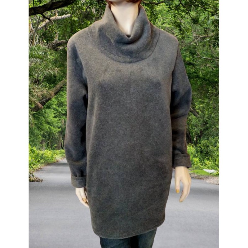 PULLS LONGS SEVERINE LAINE POLAIRE 100 % FABRIQUES EN FRANCE