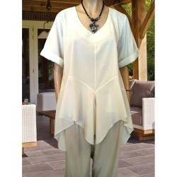 TUNIQUE COTON ETE 2025 100...