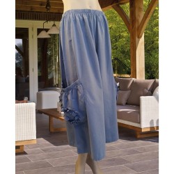 PANTALON LARGE COTON ETE...