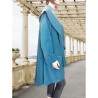 MANTEAU RENAISSANCE LONG LAINE POLAIRE 100 % FABRIQUE EN FRANCE
